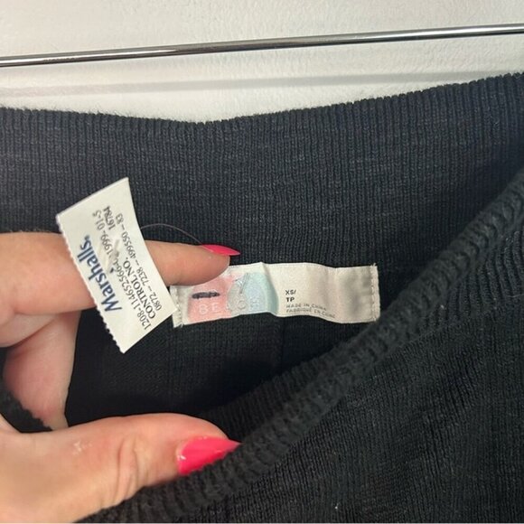 NWT Free People Beach Lounge Casual Top Shorts Black Set Women’s Size XS - Picture 8 of 11